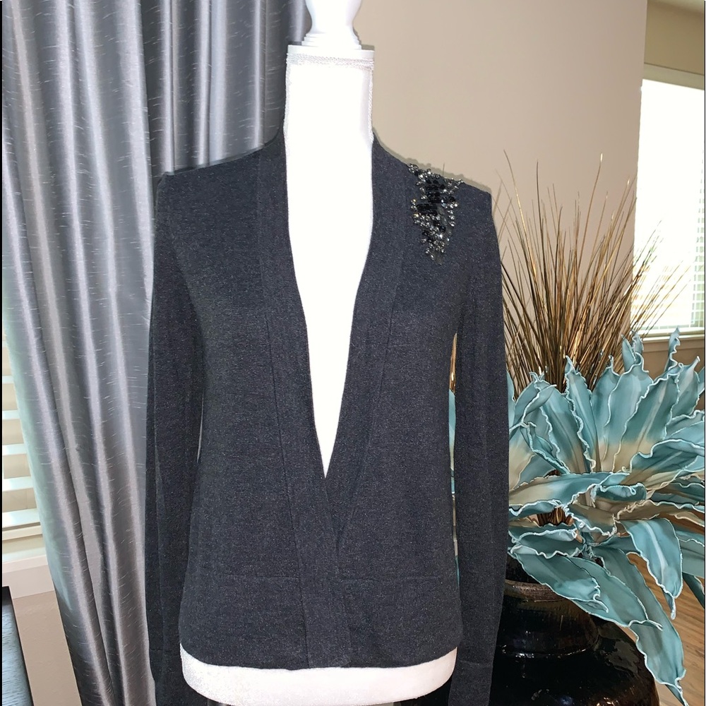 Gap gray cardigan mix cotton and silk size S
